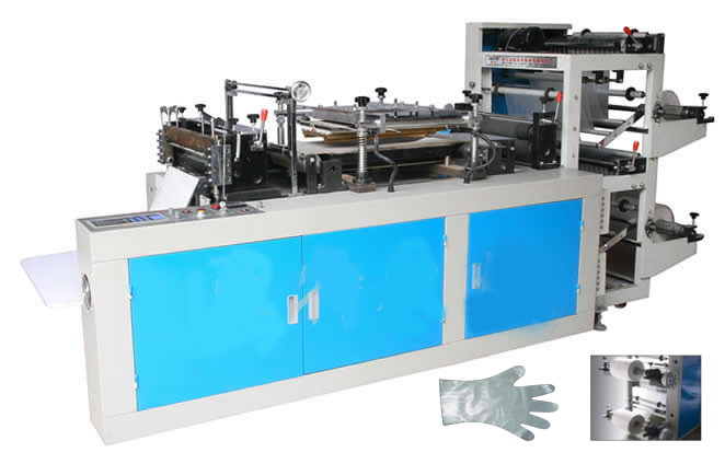 HT-CPE600 Double Layers Disposable Glove Making Machine
