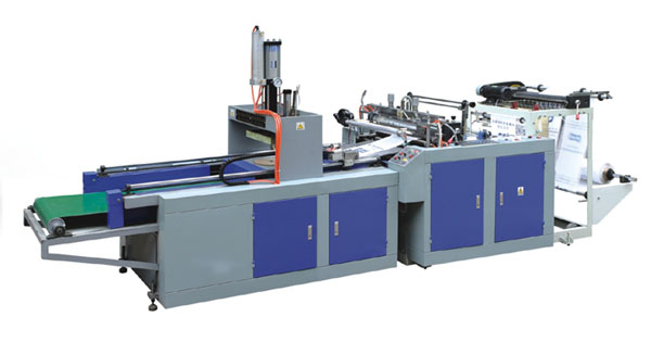FQCH-HC-600(700)Computer Hot-sealing and Hot-cutting Bag Making Machine with Automatic Punching Unit