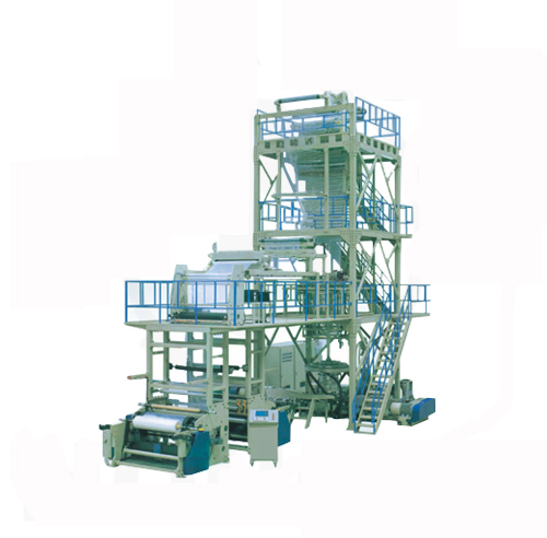 Three-to-Seven-Layer Co-extruding Traction Rotation Blown Film Machine Group